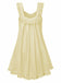 1960s Solid Bow Backless Lace Babydoll Dress - vintage dress, retro fashion