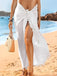 1960s Solid Fringed Hem Cotton Cover-Up — 1960s style that transcends decades