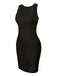 1960s Solid Hollow Out Sleeveless Knit Dress, vintage dress, retro fashion - perfect for women who love vintage and retro fashion