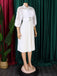 1960s Solid Lace Crochet Pleated Belted Dress: where 1960s romance meets her modern spirit