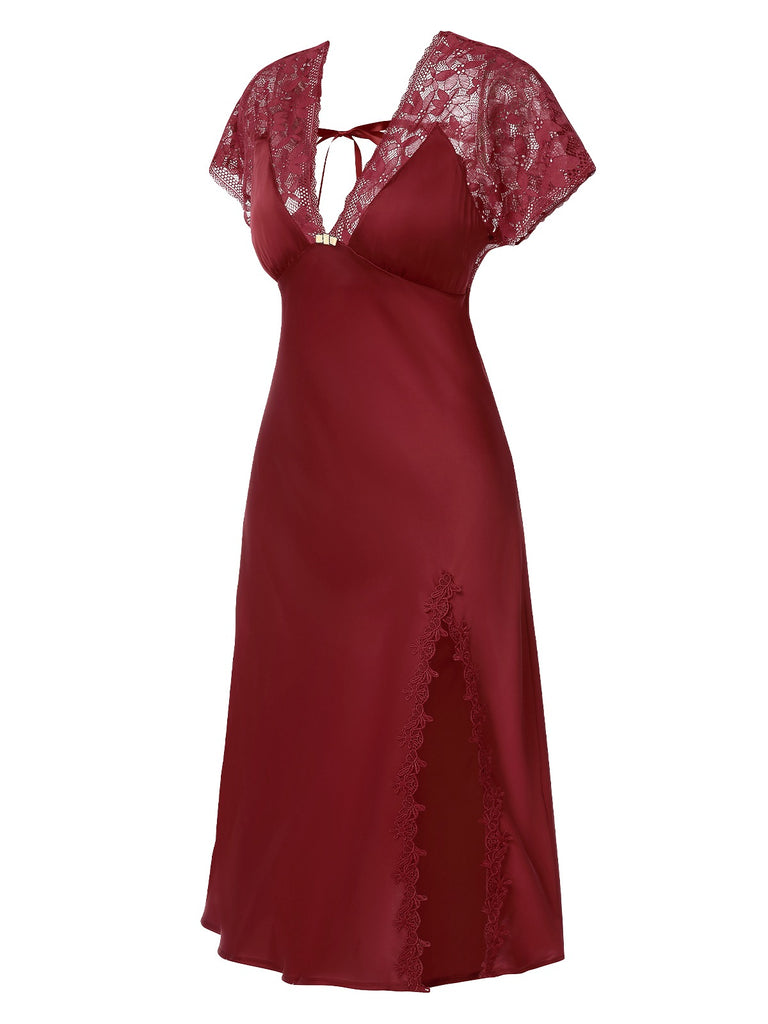 1960s Solid Lace Satin Patchwork | 1960s | vintage dress, retro fashion