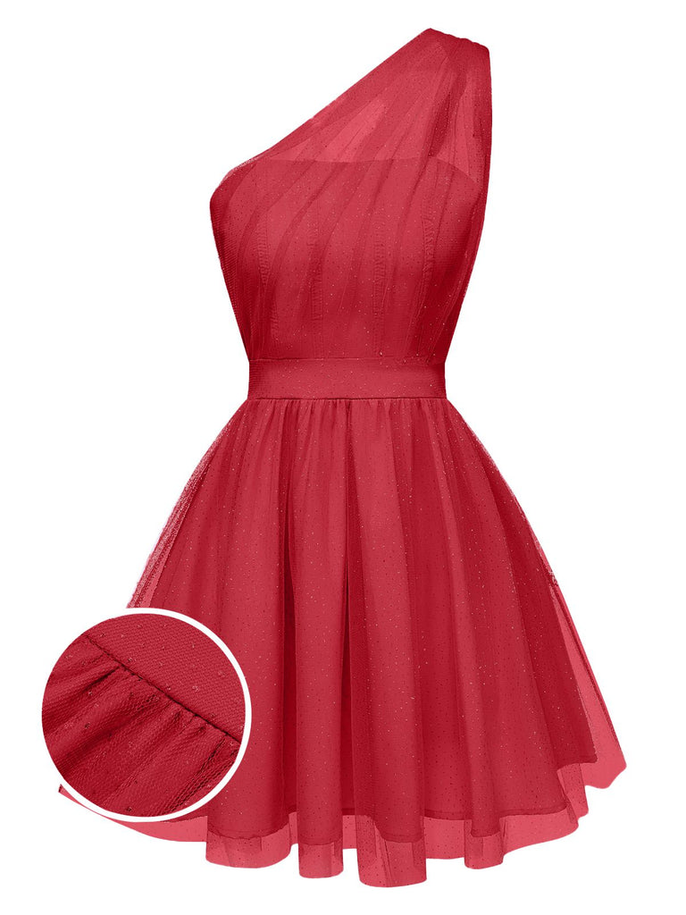 1960s Solid Mesh One Shoulder | 1960s | vintage dress, retro fashion