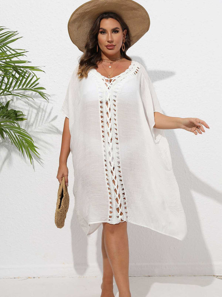 1960s Solid Patchwork Loose Cover-Up: timeless 1960s elegance she makes her own