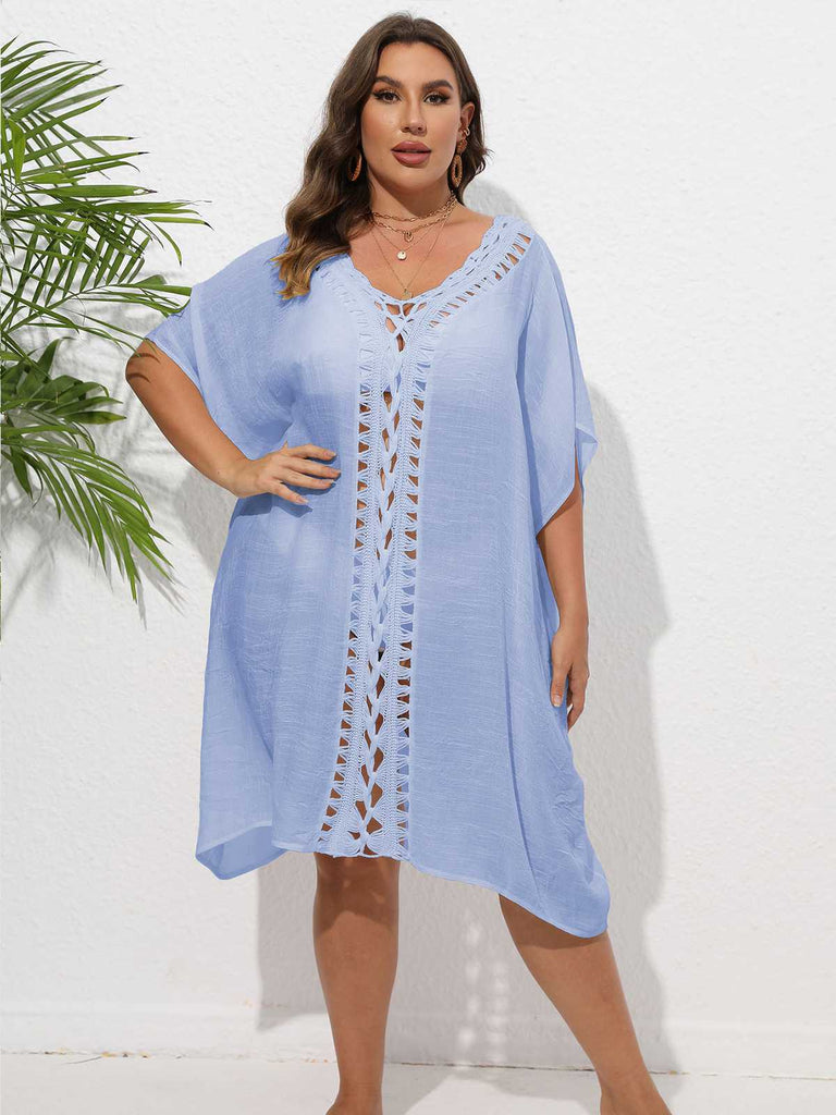 1960s Solid Patchwork Loose Cover-Up: timeless 1960s elegance she makes her own