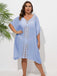 1960s Solid Patchwork Loose Cover-Up: timeless 1960s elegance she makes her own