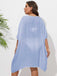 This 1960s Solid Patchwork Loose Cover-Up whispers 1960s secrets to those who notice