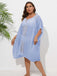 1960s Solid Patchwork Loose Cover-Up — 1960s style that transcends decades