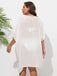This 1960s Solid Patchwork Loose Cover-Up whispers 1960s secrets to those who notice
