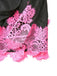 1960s Solid Satin Lace Trim Patchwork Tie Dress - vintage dress, retro fashion