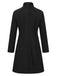 1960s Solid Stand Collar Lapel Coat, vintage coat, retro outerwear - perfect for women who love vintage and retro fashion