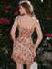 1960s Spaghetti Strap Floral Ruffled Dress - vintage dress, retro fashion