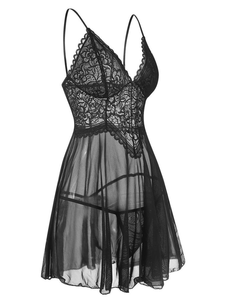 1960s Spaghetti Straps Lace Sheer | 1960s | vintage dress, retro fashion
