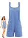 1960s Striped Pocketed Tie-Strap Romper - vintage romper, retro jumpsuit for vintage lovers
