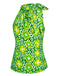 This 1960s Tie Neck Floral Sleeveless Top brings 1960s soul to her everyday