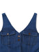 1960s V Neck Denim Vintage Jumpsuit 7
