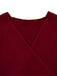 1960s V-Neck Ribbed Knit Button Bodycon Dress - vintage dress, retro fashion