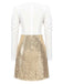 1960s V-Neck Tassel Sequined Wrap Dress — vintage elegance for the modern woman