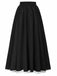 This 1960s Victorian-Style Ruched Lace Maxi Skirt spins 1960s stories with every step