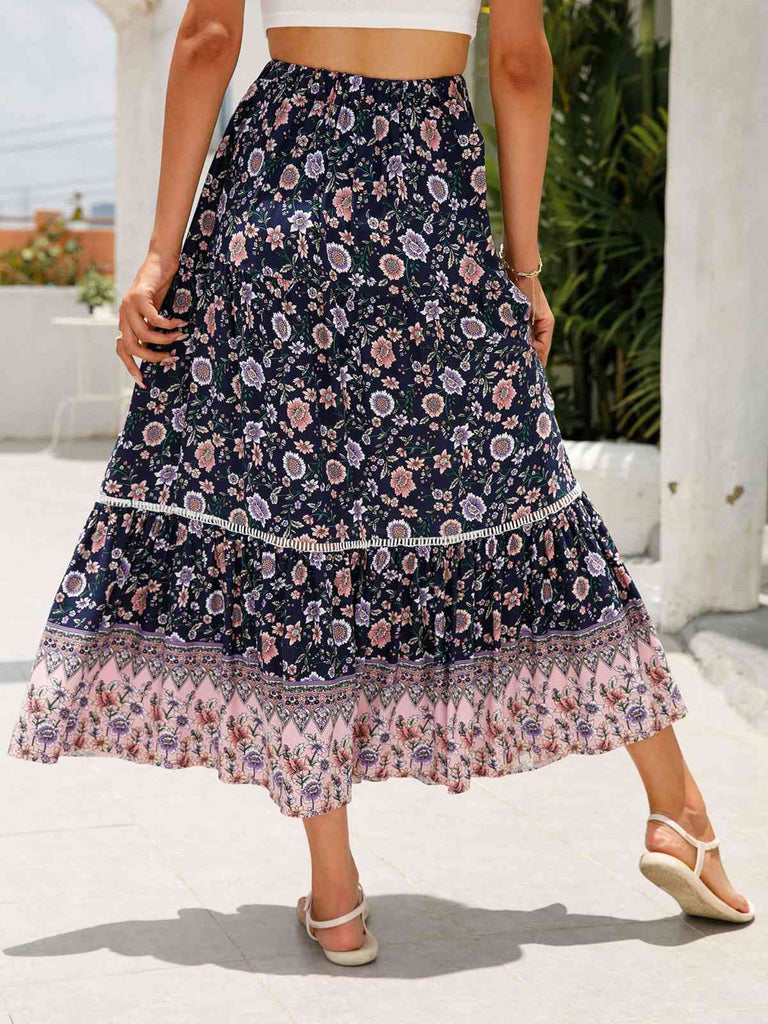 1960s Viscose Bohemian Ditsy Floral Skirt — because 1960s glamour deserves an encore