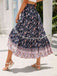 She sways in this 1960s Viscose Bohemian Ditsy Floral Skirt and it's pure 1960s magic