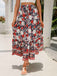 This 1960s Viscose Bohemian Ditsy Floral Skirt spins 1960s stories with every step