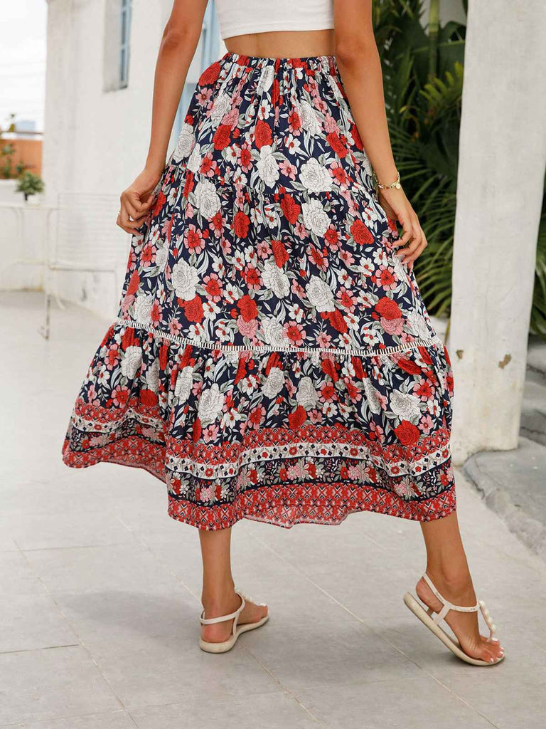 1960s Viscose Bohemian Ditsy Floral Skirt — because 1960s glamour deserves an encore