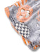 2PCS Grey 1970s Glowing Halloween Pumpkin Flannel Pajama Set - vintage fashion, retro style