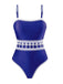 1930s Print One Piece Set Bikini Set 2