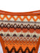 1970s Boho Geometric Knit Halter Bikini Set - vintage swimwear, retro swimsuit, pin-up style for vintage lovers