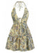 1970s-Boho-Paisley-Halter-Deep-V-Backless-Mini-Dress, vintage, retro, dress