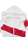 1970s Christmas Candy Cane Hooded Jumpsuit - vintage jumpsuit, retro fashion