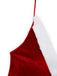 1970s Deep V Velvet Christmas Plush Bodysuit With Hat - vintage fashion, retro style