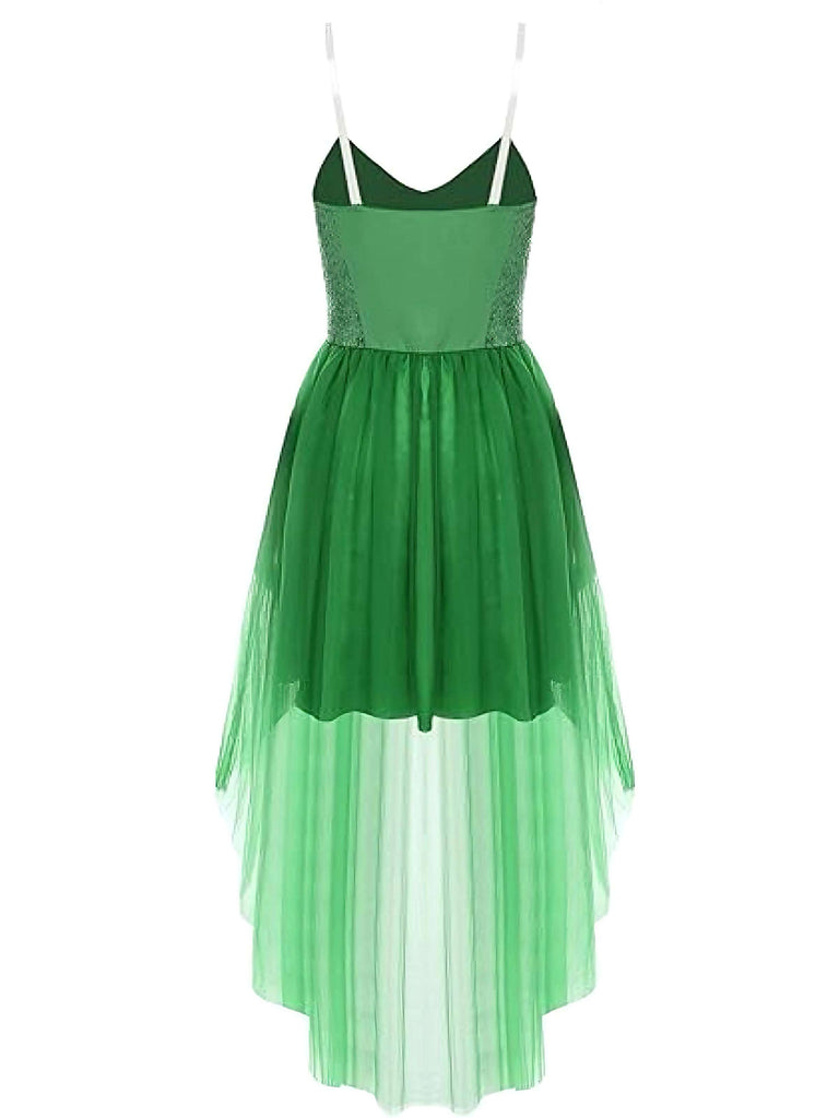 1970s Halloween Fairy Wings Sequin Tulle Costume Dress - vintage dress, retro fashion