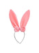 Pink 1970s Christmas Velvet Ruffle Bunny Girl Dress Set - vintage dress, retro fashion