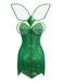 1970s Sparkling Green Fairy Costume Dress With Wings - vintage dress, retro fashion