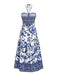 1970s Halter Ethnic Print Boho Dress - vintage dress, retro fashion