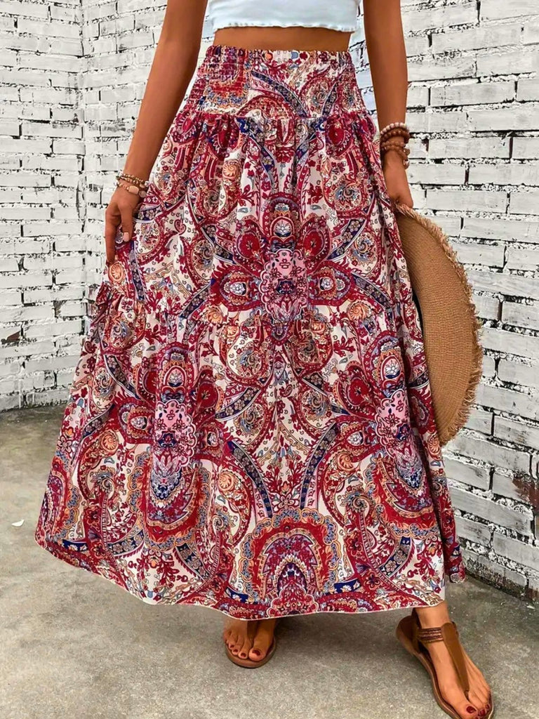 1970s Floral Vintage Classic Skirt 7
