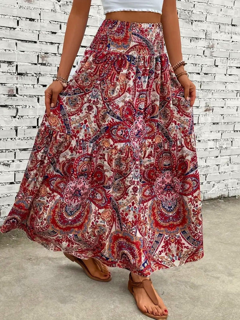 1970s Floral Vintage Classic Skirt 8