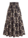 1970s Floral Vintage Classic Skirt 2