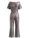 1970s Sequin Vintage Classic Jumpsuit 2