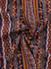 1970s Irregular Print Backless Boho Dress - vintage dress, retro fashion