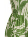 1970s Irregular Print Strapless Boho Jumpsuit - vintage romper, retro jumpsuit for vintage lovers