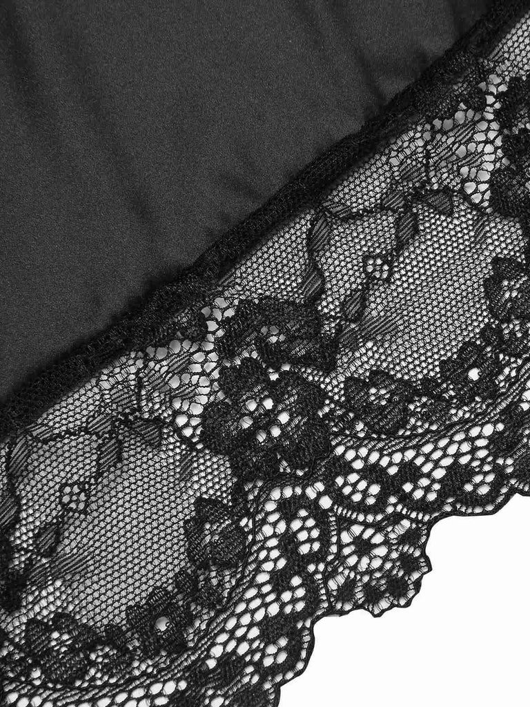 1970s Lace Patchwork Spaghetti Straps | 1970s | vintage dress, retro fashion