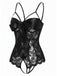 1970s Lace Satin Bow Adjustable Straps Lingerie - vintage fashion, retro style
