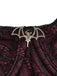 1970s Lace Spiderweb Punk Underwire Shapewear Bodysuit - vintage fashion, retro style
