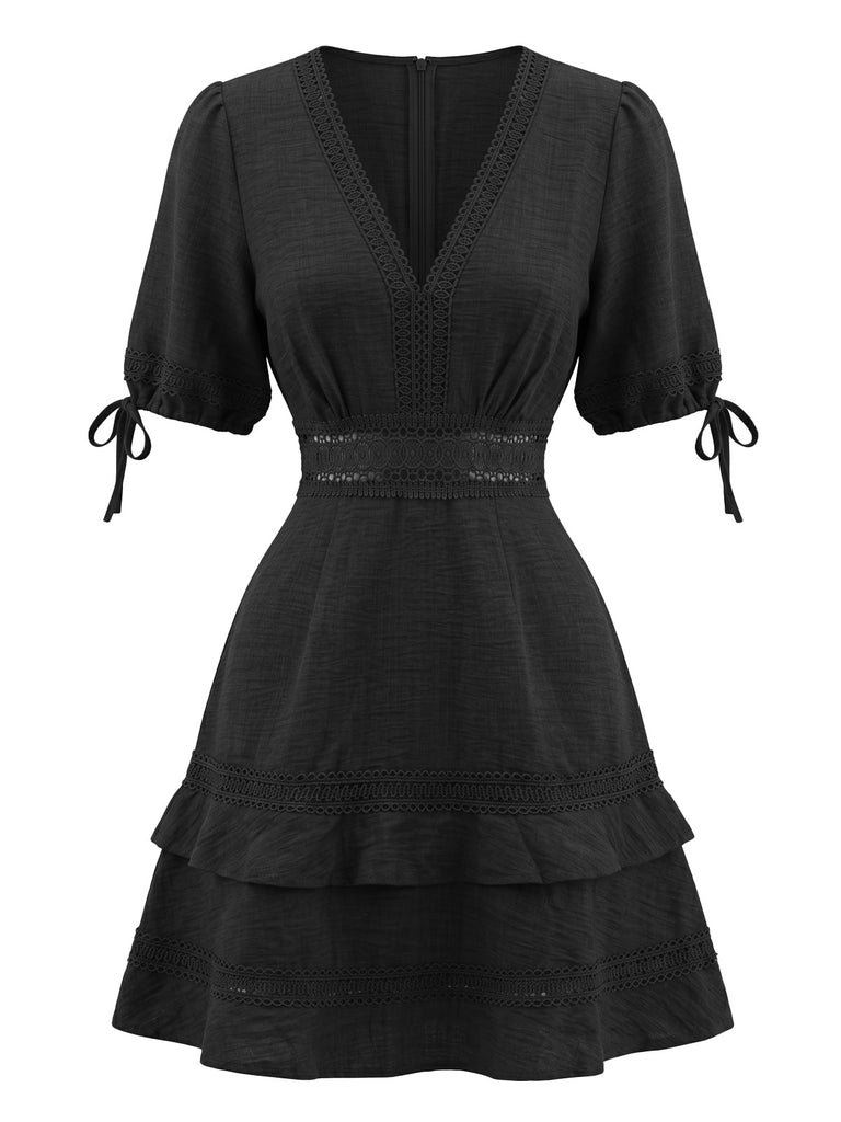 1950s Floral Vintage Classic Dress 2
