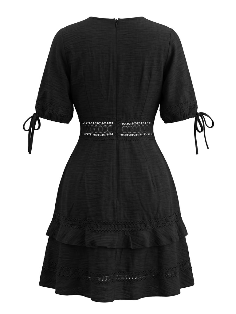 1950s Floral Vintage Classic Dress 3
