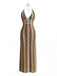 Pat 1970s Floral V Neck Dress 2