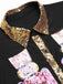 1970s Nutcracker Lapel Sequin Dress, vintage dress, retro fashion - perfect for women who love vintage and retro fashion