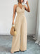 1970s V Neck Belted Vintage Jumpsuit 3